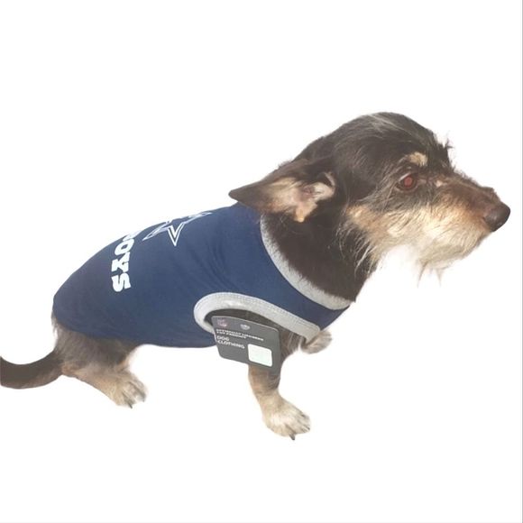 NFL Dallas Cowboys Dog Tshirt Size Small Or Medium - Picture 12 of 16